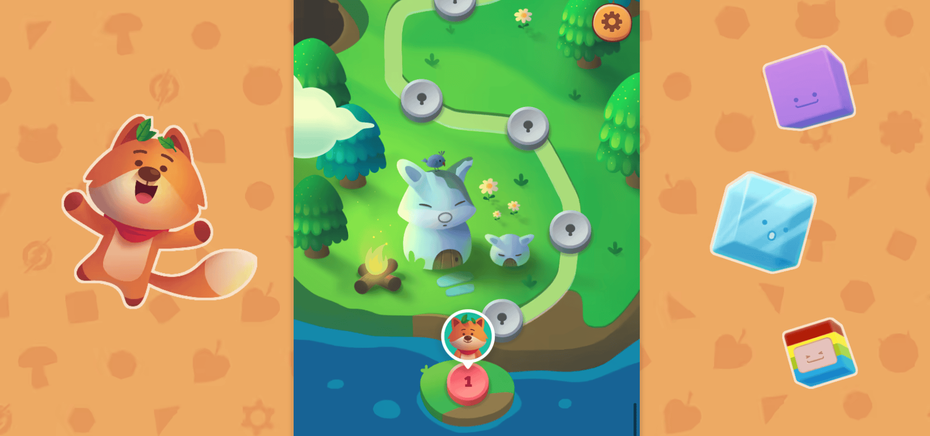 Bouncy Woods gameplay