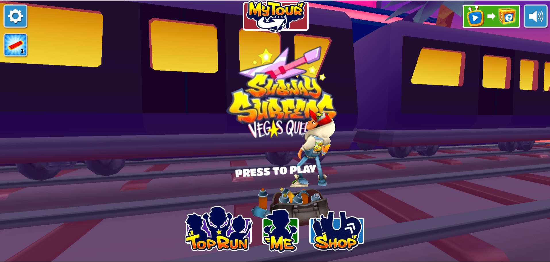Subway Surfers Vegas Queen gameplay