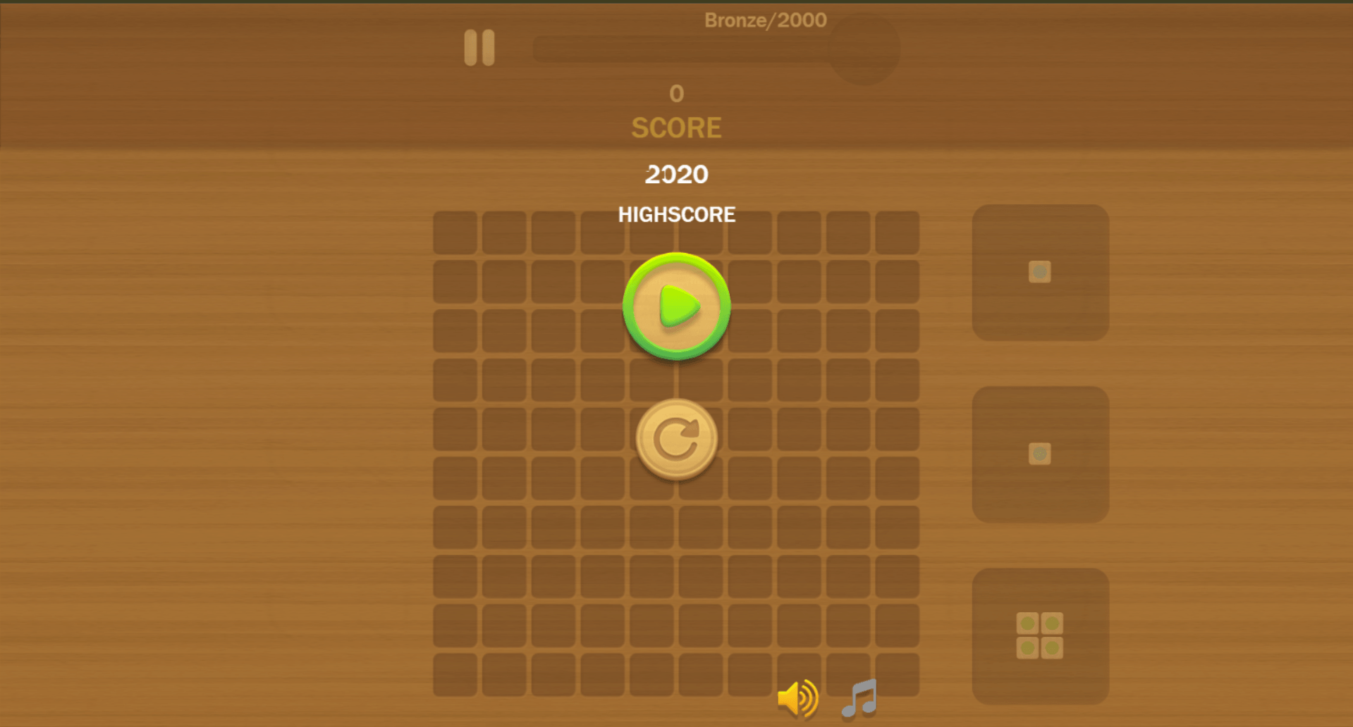 Wood Block piece placement