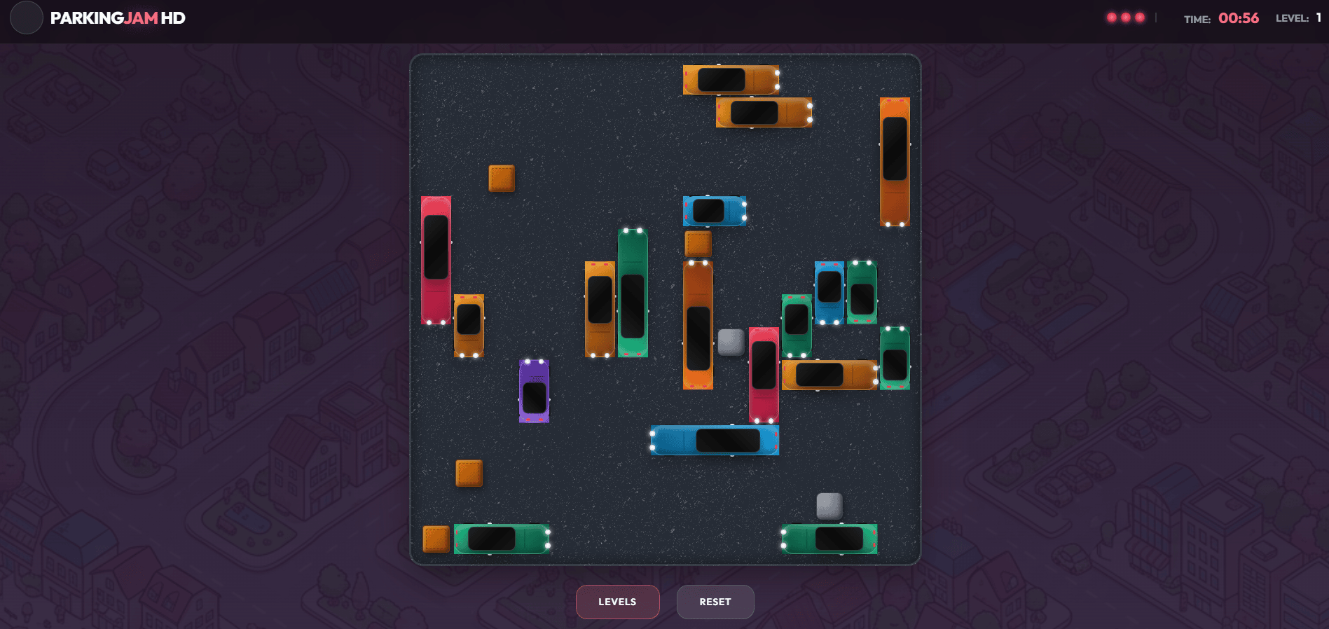 Car Parking challenging levels